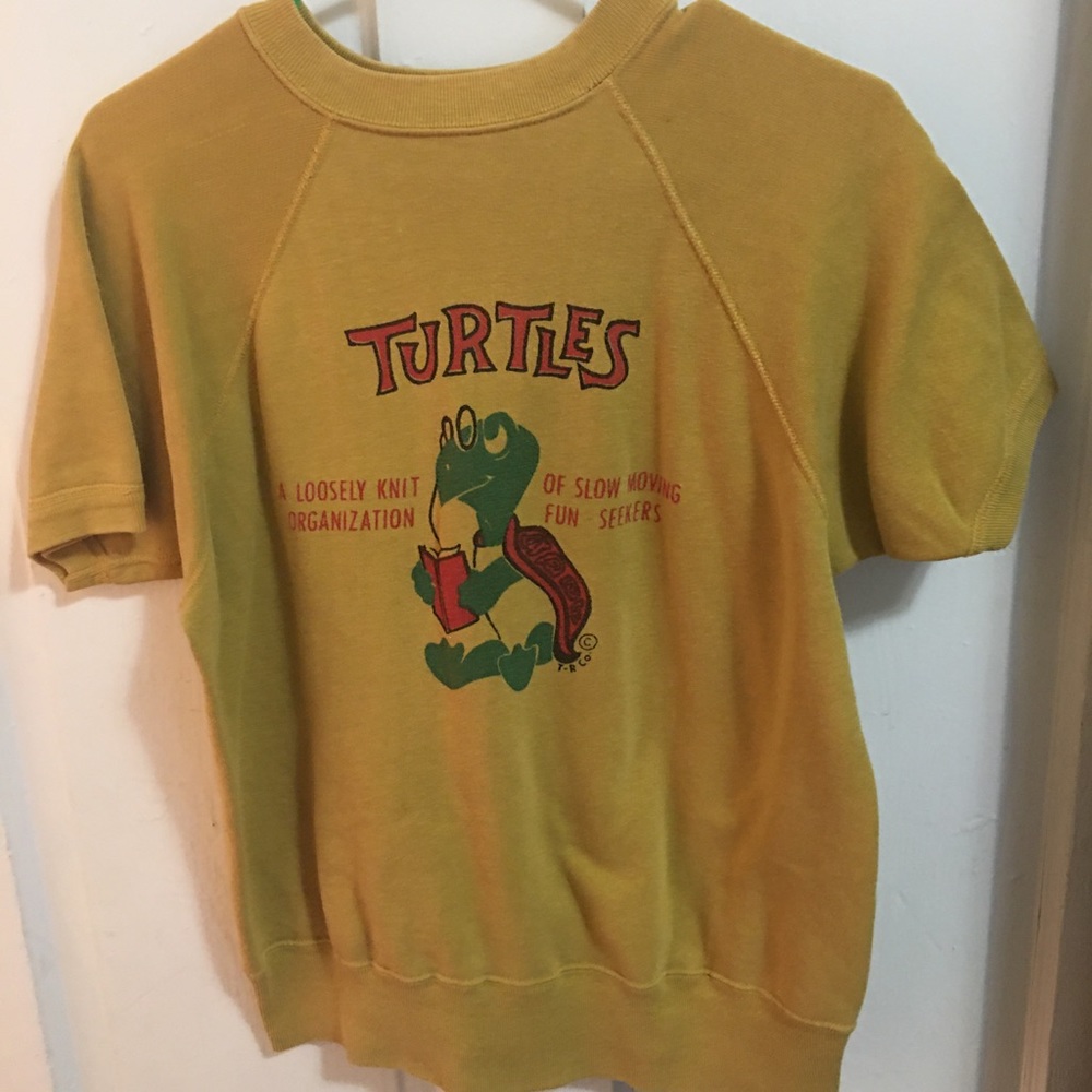 Vintage short sleeve sweatshirt